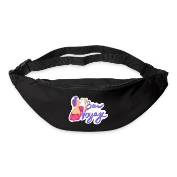 Bon Voyage Gute Reise - Gürteltasche - Schwarz - Vorne