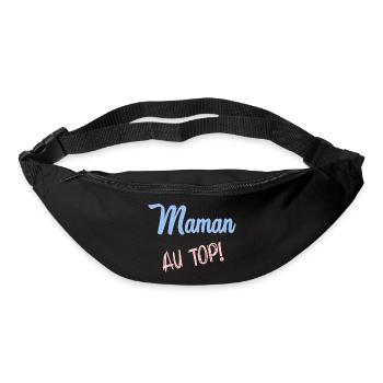 MAMAN. FÊTE DES MÈRES - Sac banane - noir - Devant