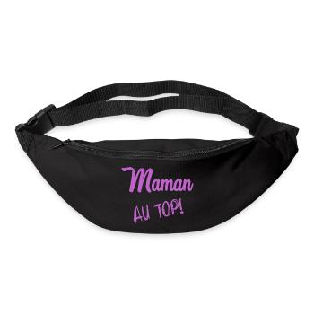 MAMAN. FÊTE DES MÈRES - Sac banane - noir - Devant