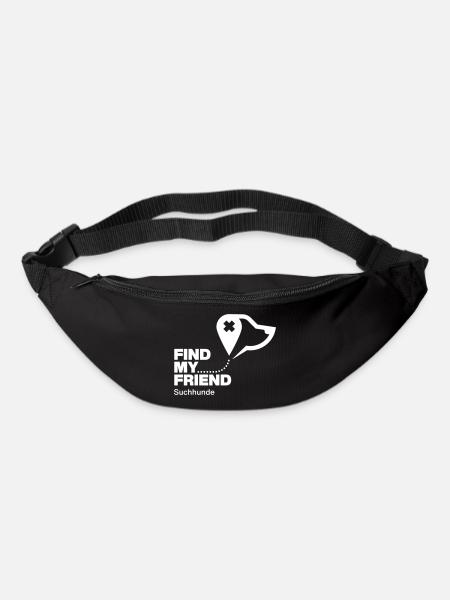 Find my Friend Suchhunde - Gürteltasche - Schwarz