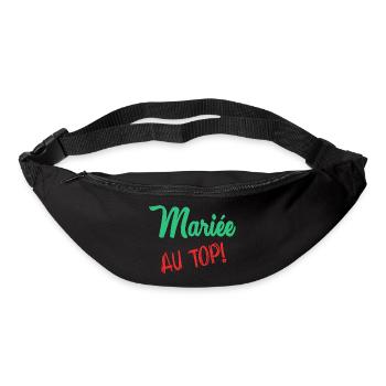 EVJF. MARIEE. TEAM. TEAM MARIEE. FUTURE MARIEE - Sac banane - noir - Devant