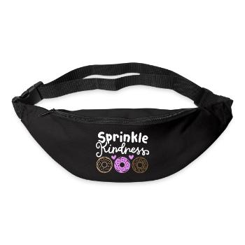 Donut gegen Mobbing - Gürteltasche - Schwarz - Vorne