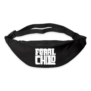 Feral Child funny design - Bum bag - black - Front