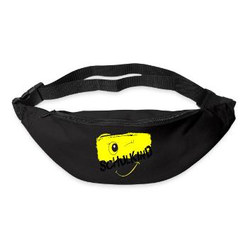Bääm Schulkind 2025 Relaxed Fit Unisex Organic - Gürteltasche - Schwarz - Vorne