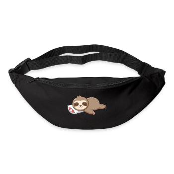 Trop fatigué pour s’en soucier - Sac banane - noir - Devant