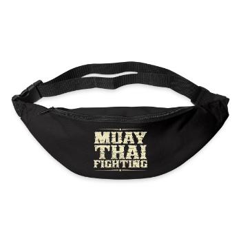 Muay Thai - Gürteltasche - Schwarz - Vorne