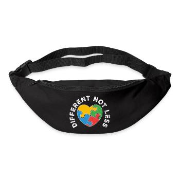 PuzzleHeart Diversity combine les couleurs - Sac banane - noir - Devant