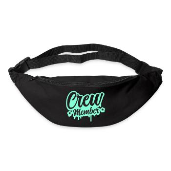 Crew Member Spritz Script - Bum bag - black - Front