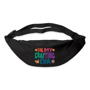 In my crafting era - Gürteltasche - Schwarz - Vorne