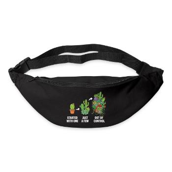 Funny Plant Succulent Cactus Collector - Bum bag - black - Front