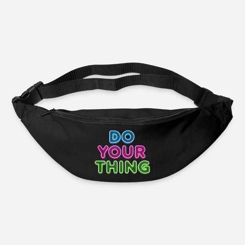Do Your Thing Neon Schriftzug - Gürteltasche - Schwarz