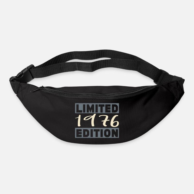 Vintage 1976, 50 Jahre Geburtstagsgeschenk - Gürteltasche - Schwarz