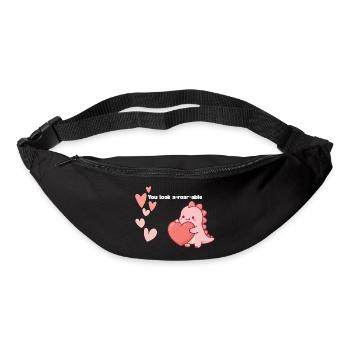 Heartfelt Dino Hug - Bum bag - black - Front
