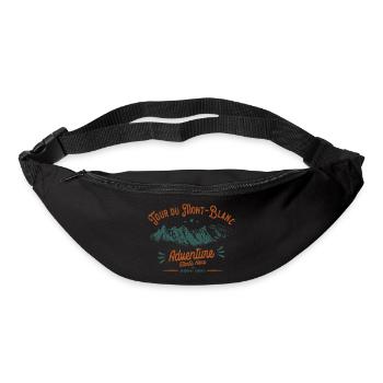 Tour du Mont-Blanc TMB Adventure Randonnée Alpes - Sac banane - noir - Devant