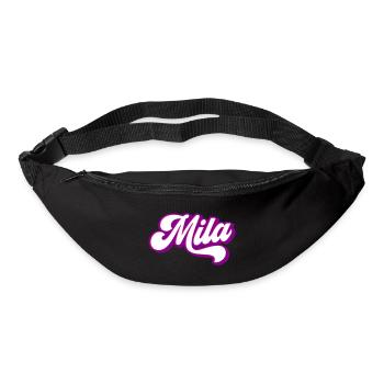 Mila | Farben änderbar - Gürteltasche - Schwarz - Vorne