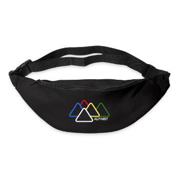 bergsteiger alpinist trade-climbing bergfex berge - Gürteltasche - Schwarz - Vorne
