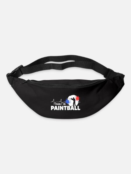 Paintball Gotcha Paintballspieler - Gürteltasche - Schwarz