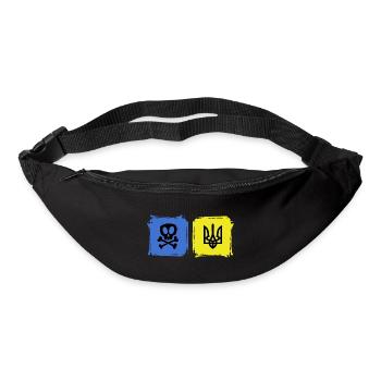 UKRAINE Ukrainian symbol slava ukraini - Bum bag - black - Front