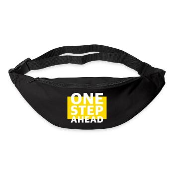 Une longueur d’avance | Motivation, objectif, succès - Sac banane - noir - Devant