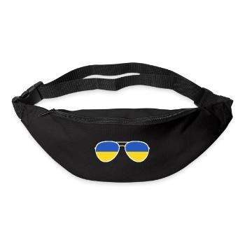 Ukraine Ukraina Slava Ukraine Sunglasses Flag - Bum bag - black - Front