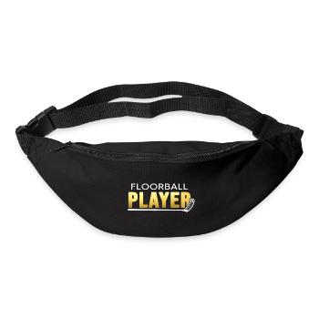 Floorball Unihockey FLOORBALLplayer Floorballspiel - Gürteltasche - Schwarz - Vorne