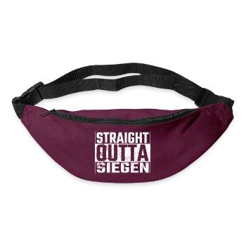 Straight Outta Siegen Siegener - Bum bag - burgundy - Front