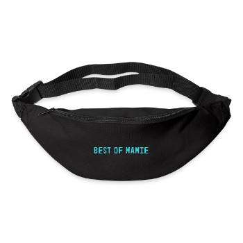 OMA. MUTTERTAG. ALLES GUTE ZUM OMA-TAG. ICH LIEBE DICH - Gürteltasche - Schwarz - Vorne