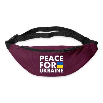 Ukraine - Gürteltasche - Burgunderrot - Vorne