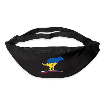 UKRAINE "Held der Ukraine" slava ukraini ukrainian - Gürteltasche - Schwarz - Vorne