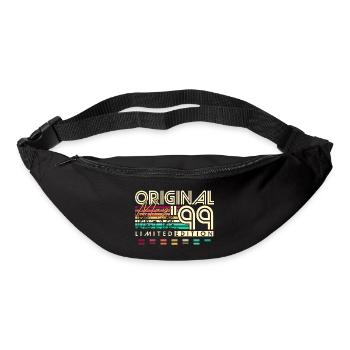 Mai 1999 Vintage Anniversaire Vintage Rétro - Sac banane - noir - Devant