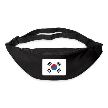 SÜD-KOREA FLAGGE - Gürteltasche - Schwarz - Vorne