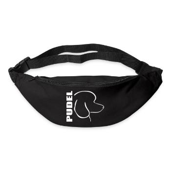 PUDEL PROFIL - Gürteltasche - Schwarz - Vorne