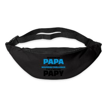 nouveau challenge être le meilleur papy - Sac banane - noir - Devant