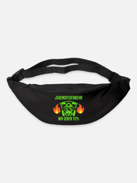 Jugendfeuerwehr Feuerwehrmann Feuerwehr Geschenk - Gürteltasche - Schwarz