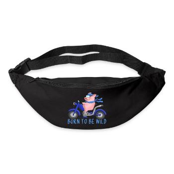 Ulkiger Motorradfahrer - Gürteltasche - Schwarz - Vorne