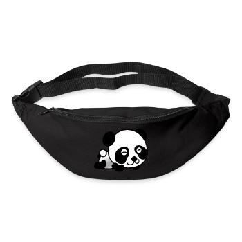Panda - Sac banane - noir - Devant