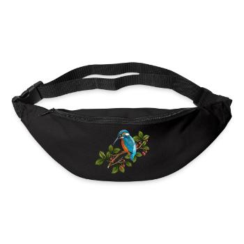 Bunter Vogel - Gürteltasche - Schwarz - Vorne
