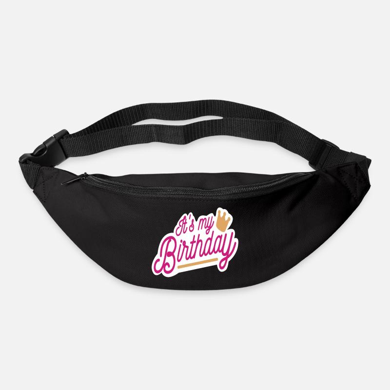 Mon anniversaire - Sac banane - noir