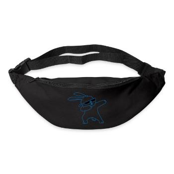 Ostern Karnickel Geschenk Osterhase Hase Frühling - Gürteltasche - Schwarz - Vorne