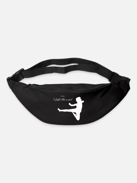 Fight Like a girl - Best fighter - Bum bag - black