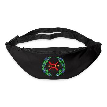 Z AMAZIGH BERBER FLAGGE - Gürteltasche - Schwarz - Vorne