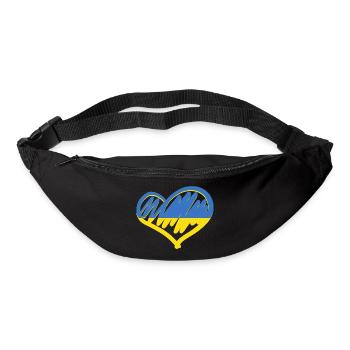 Love Ukraine Drapeau Ukrainien Stand With Ukraine - Sac banane - noir - Devant