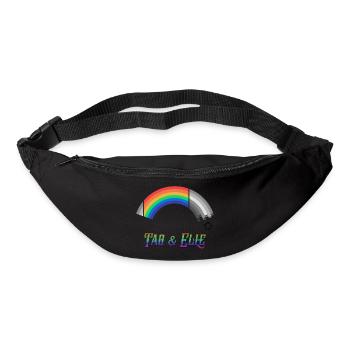 Heartstopper Regenbogen Tao und Elle LBGTQIA+ - Gürteltasche - Schwarz - Vorne