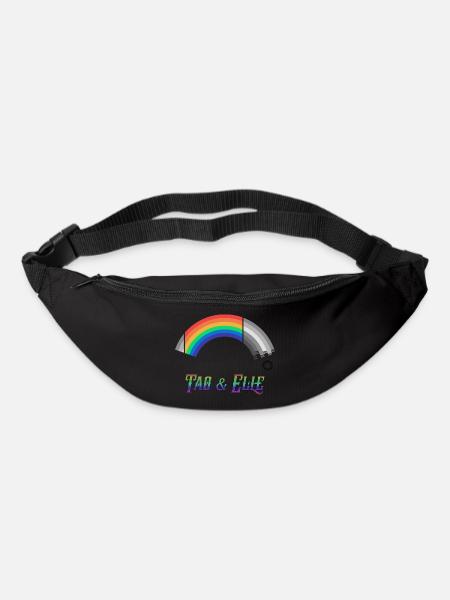 Heartstopper Rainbow Tao and Elle LBGTQIA+ - Bum bag - black