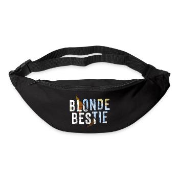 Blonde Bestie für heiße Blondinen - Gürteltasche - Schwarz - Vorne