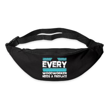 funny carpenter quotes hobbyists mason bday cool - Bum bag - black - Front
