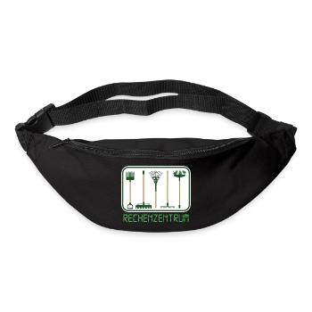 garten kleingarten biobauer rechenzentrum gärtner - Gürteltasche - Schwarz - Vorne