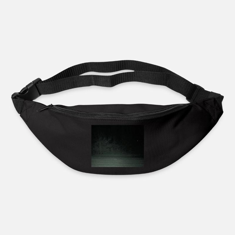 Creepy creature in the forest - Bum bag - black