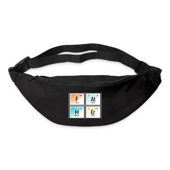 Father | Periodic Table of Elements - Bum bag - black - Front