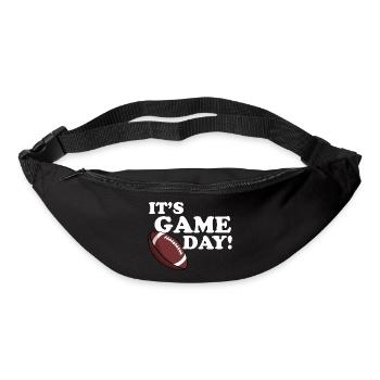 C’est le jour du match - Sac banane - noir - Devant